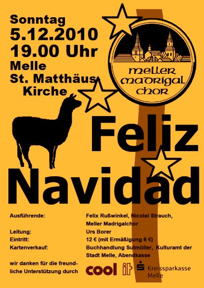 Plakat Feliz Navidad